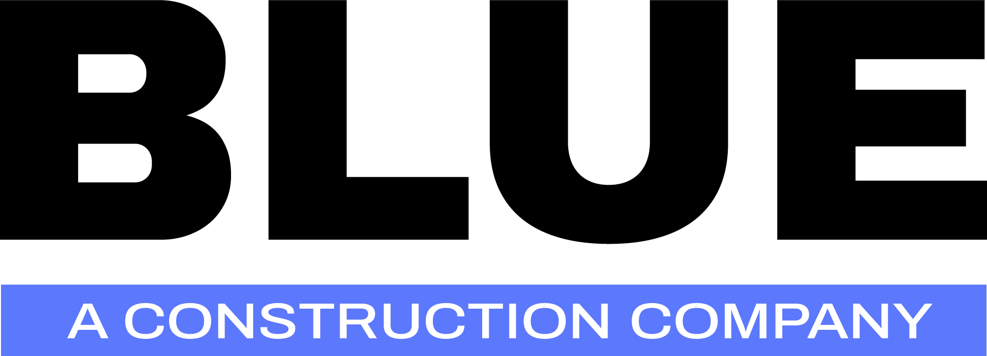 Blue Construction Logo